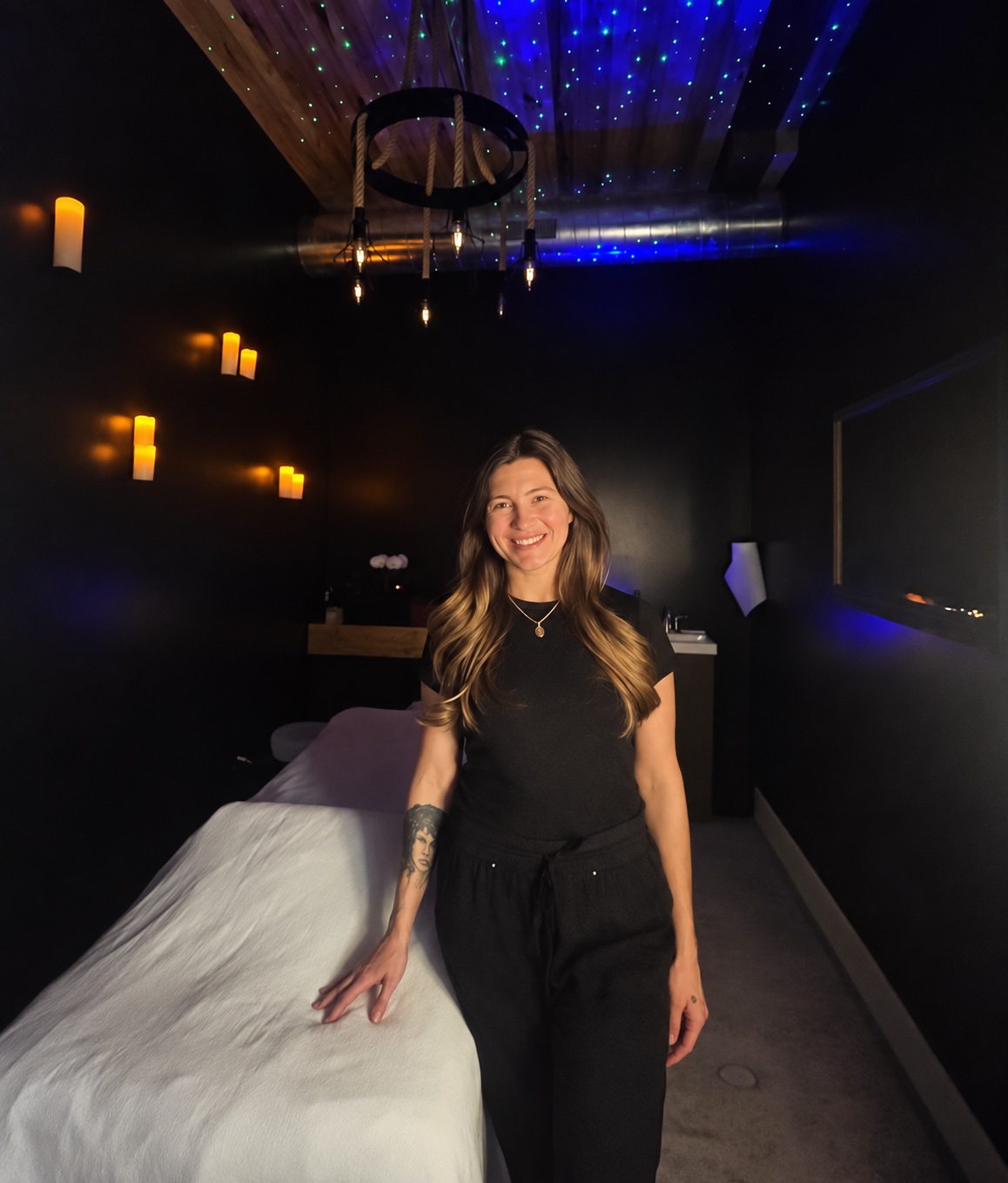 Brooklyn Gaines, founder and licensed massage therapist at ASAYA Massage and Wellness.